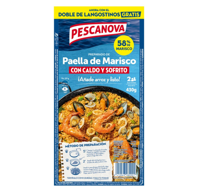 Comprar preparado para paella Pescanova