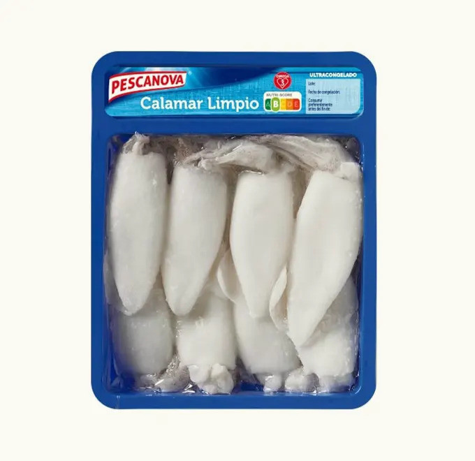 Calamar limpio sin piel 400g