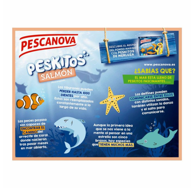 peskitos salmón 400g