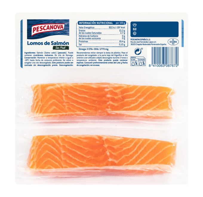 Lomos de Salmón 250g
