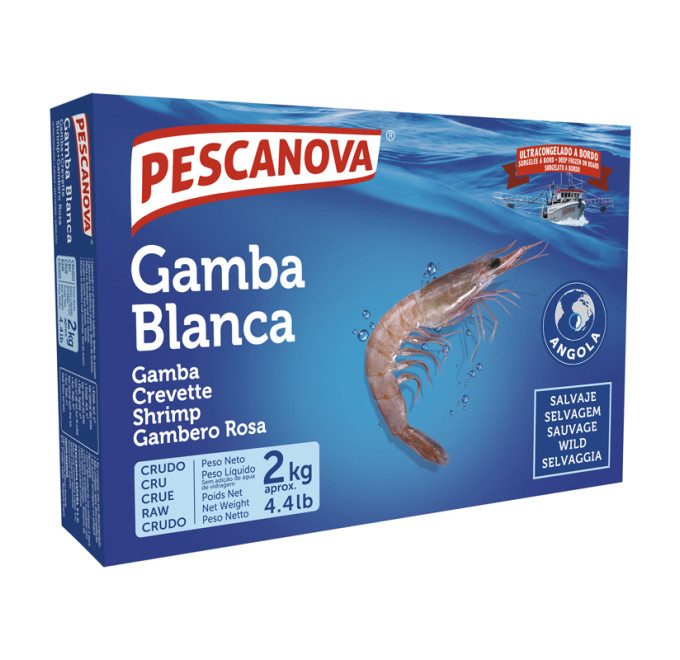 estuche 2kg gamba blanca