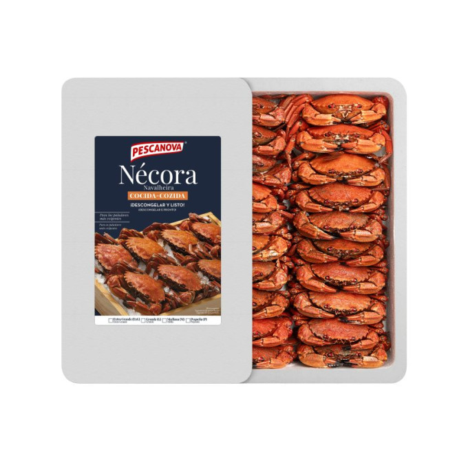 Necora cocida caja pescanova compra online