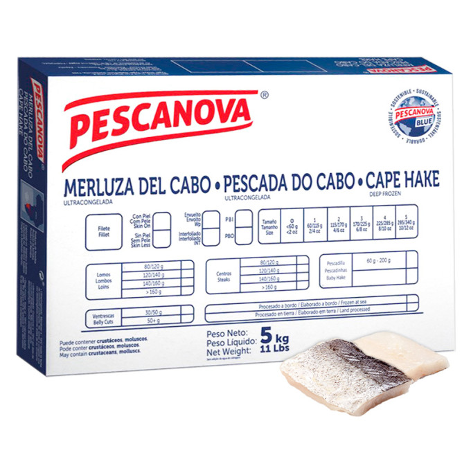 Centros merluza hosteleria 5kg