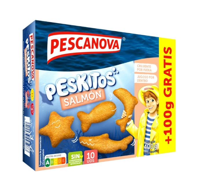Peskitos de salmón pescanova compra online 400g