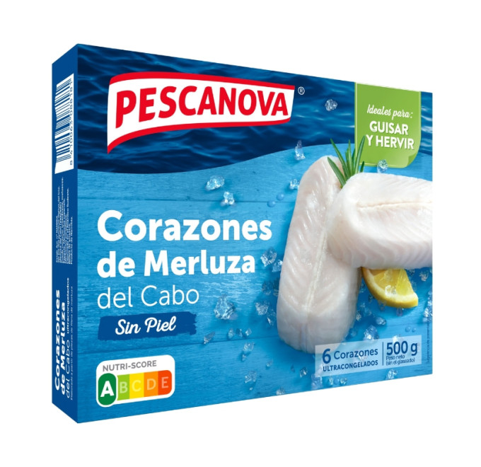 Corazones de merluza 500g pescanova compra online pescado congelado