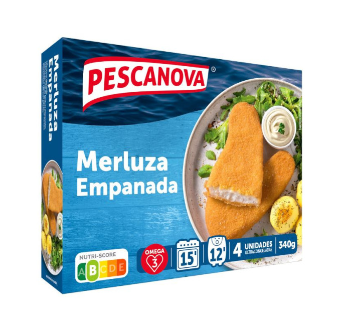 Merluza empanada compra online pescanova 340g