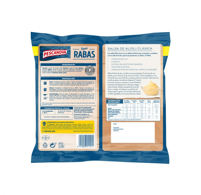 Rabas compra online pescanova