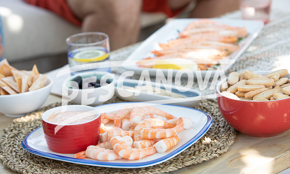 Ensalada de Langostinos con Frutos Secos