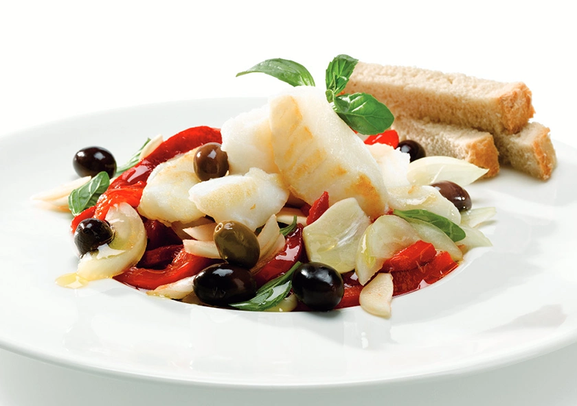 Ensalada de Bacalao con Pimientos