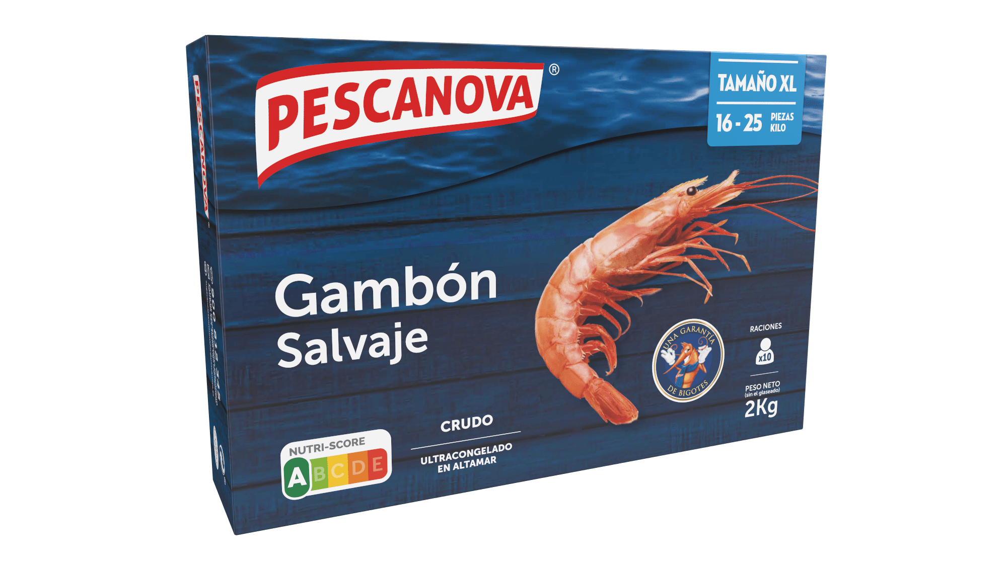 Gambón Salvaje Crudo XL 2Kg