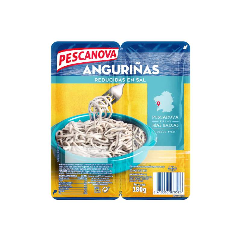 Anguriñas reducidas en sal 100g+100g