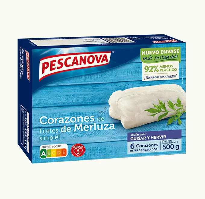 Corazones de Merluza 500g