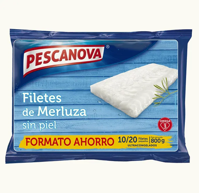 Filetes de Merluza s/p Envase ahorro