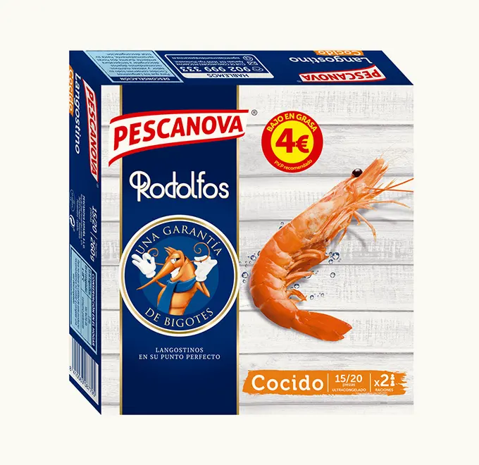 Langostino Vannamei Cocido Extra (24-32) 400g