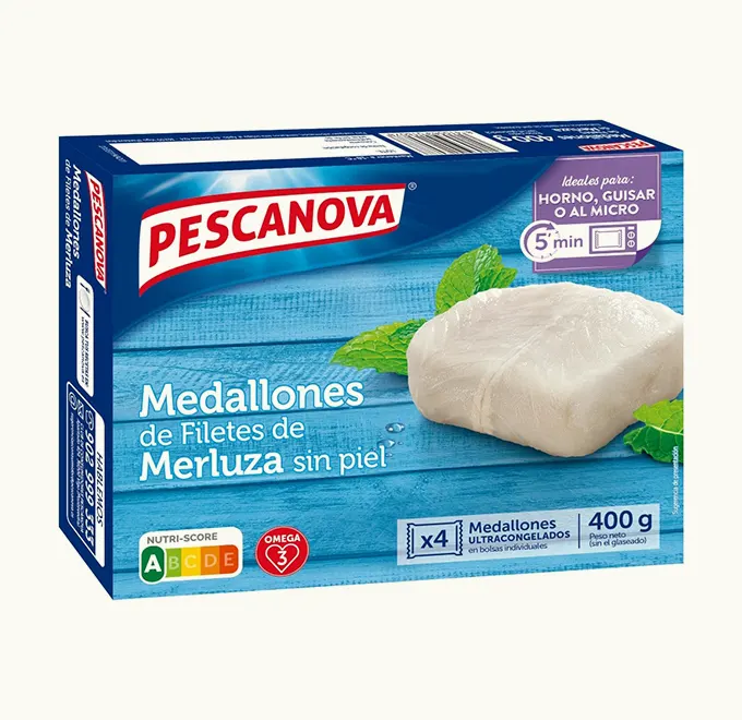 Medallones de Filete de Merluza 400g