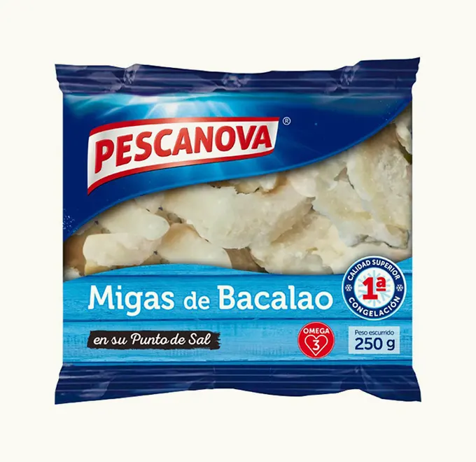 Migas de Bacalao en su punto de sal 250g