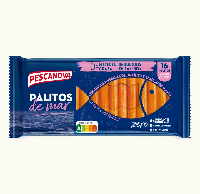 Palitos de Mar 0% MG/ Reducidos en sal 305g Refrigerados