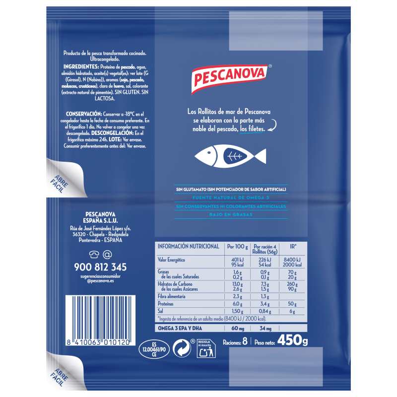 Rollitos de Mar 450g