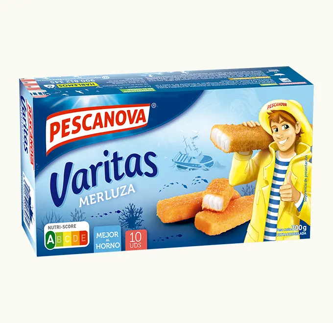 Varitas de Merluza 300gr