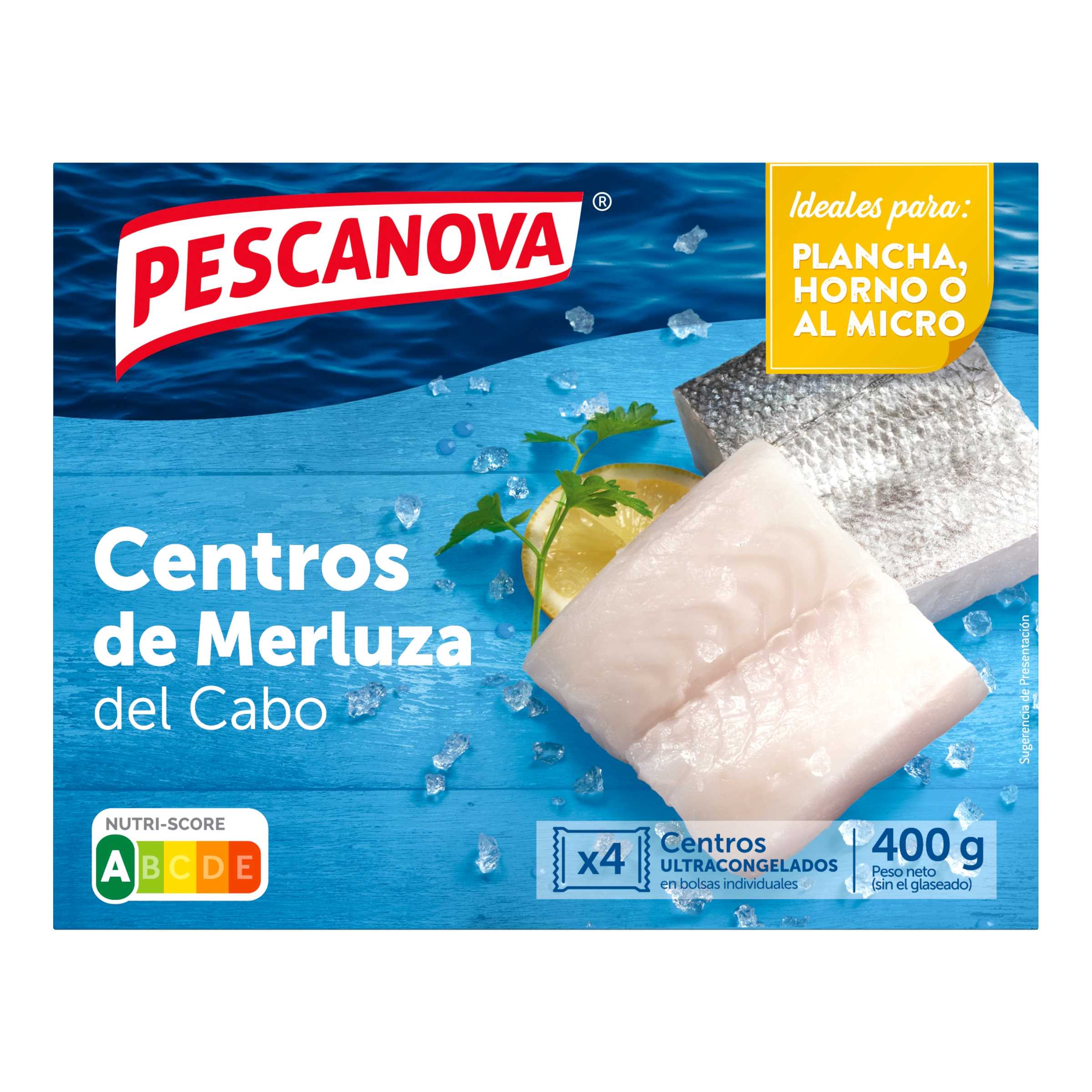Centros merluza del Cabo 400g PESCANOVA