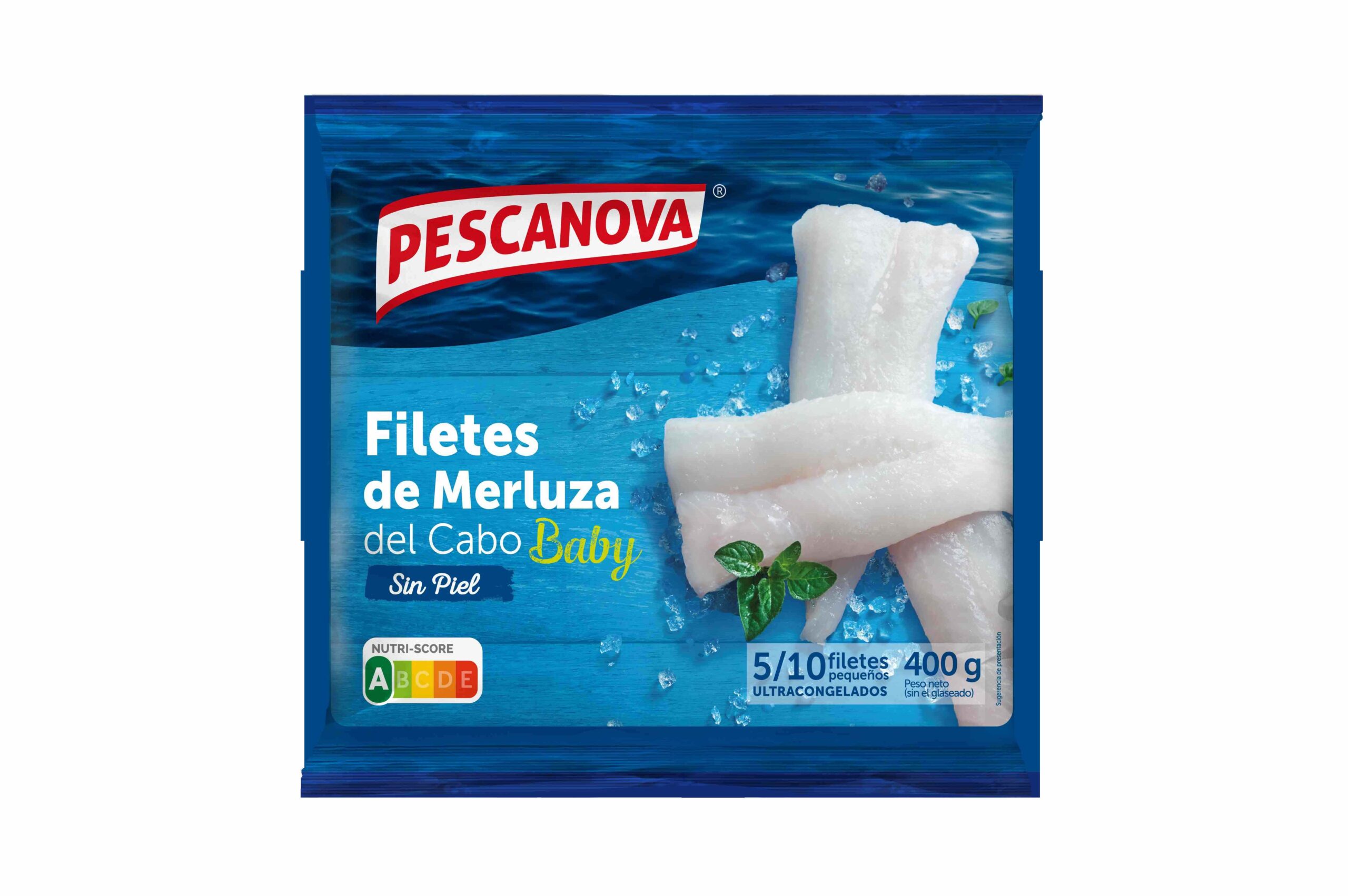 Filete merluza baby Pescanova 400g
