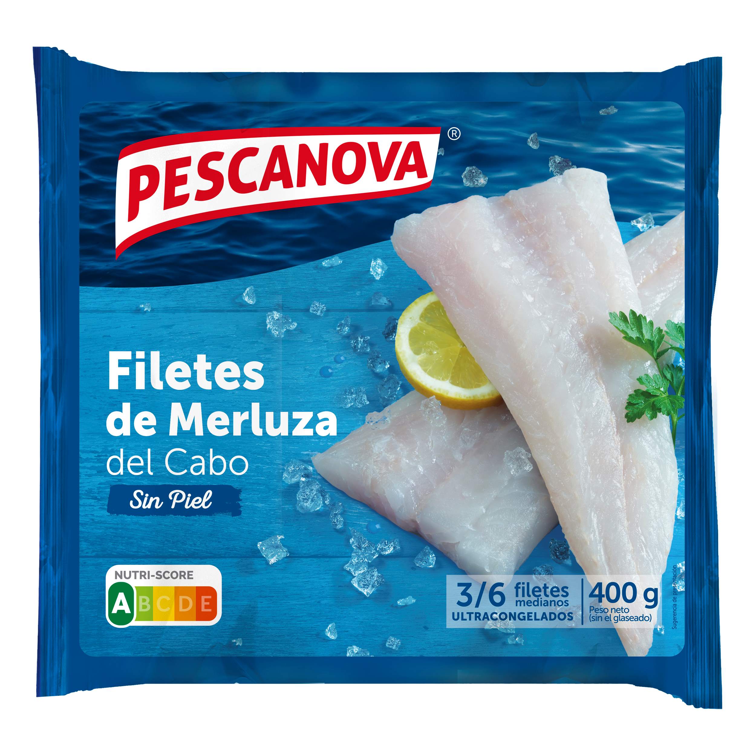 Filetes de Merluza s/p Medianos 400g