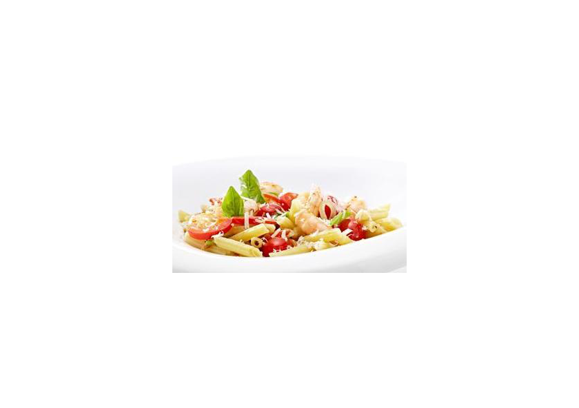 Ensalada de Pasta con Langostinos y Pimiento