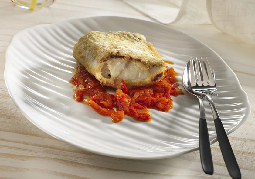 Bacalao con Pimientos del Piquillo