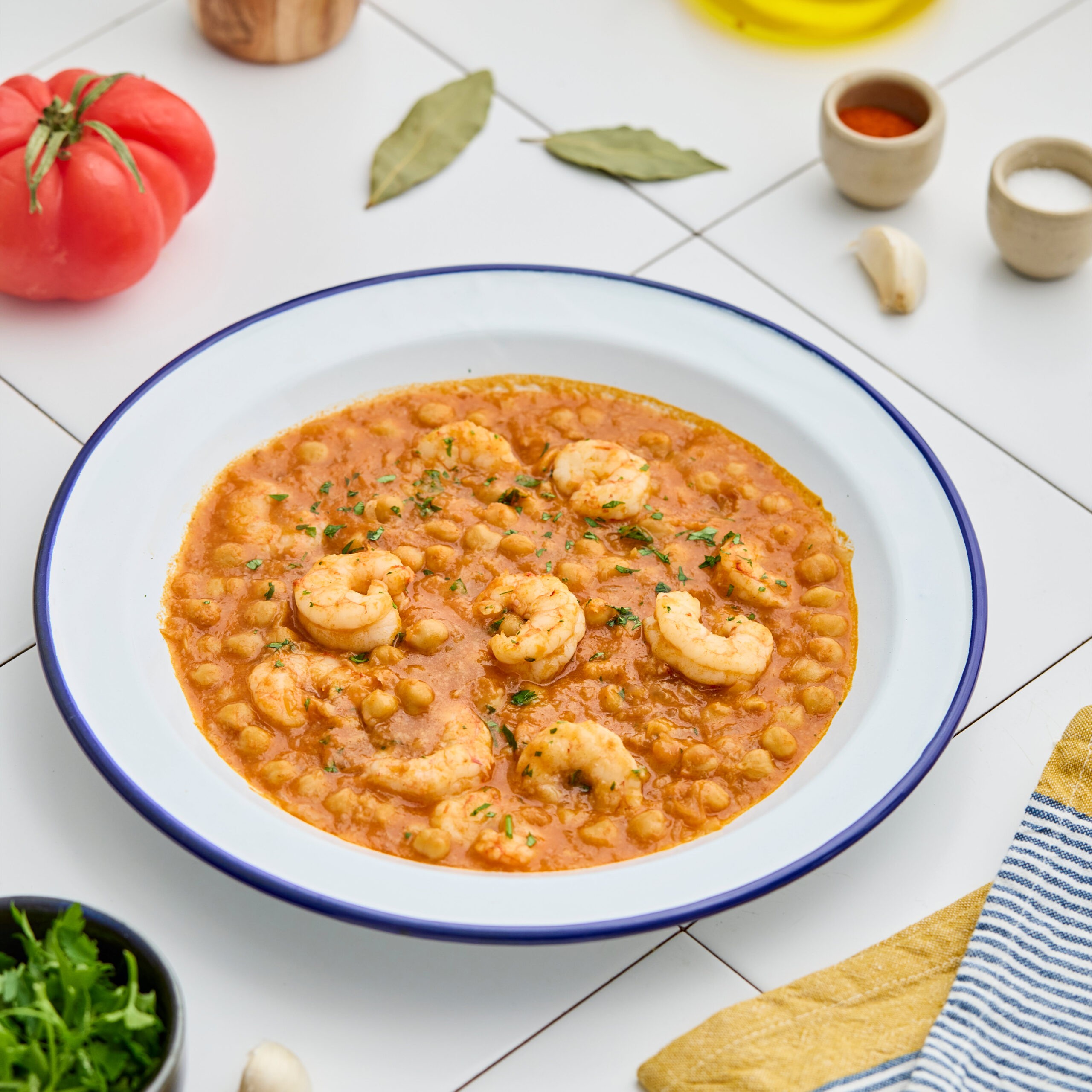 Garbanzos con Gambones