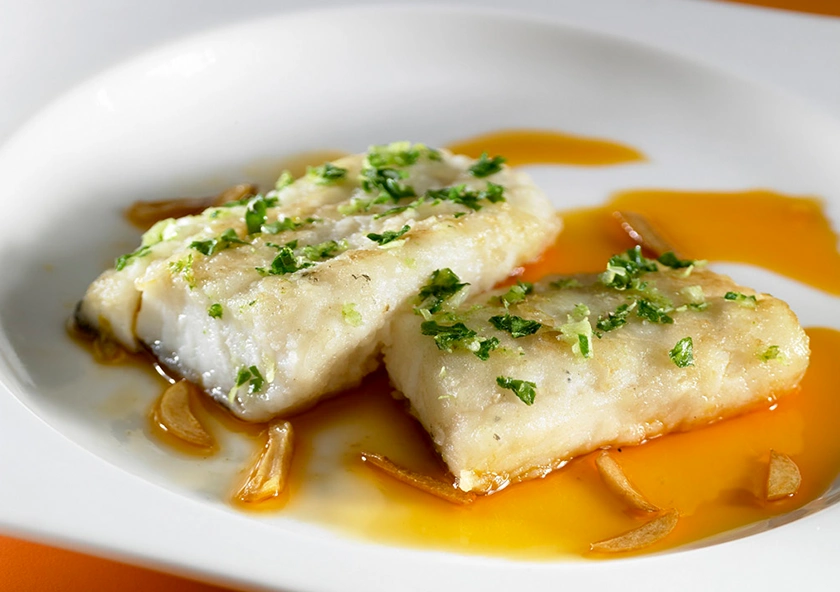 Filetes de Bacalao a la Llauna