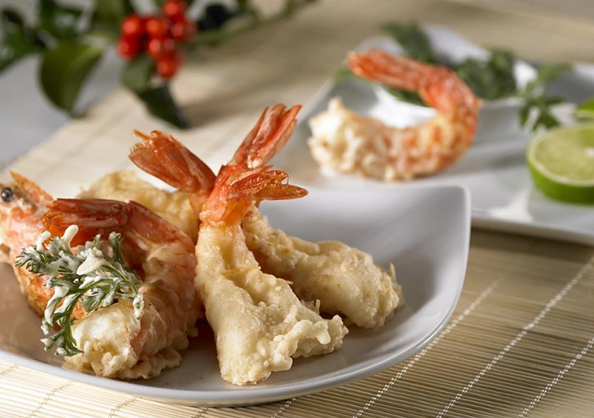 Langostino Vannamei en Tempura