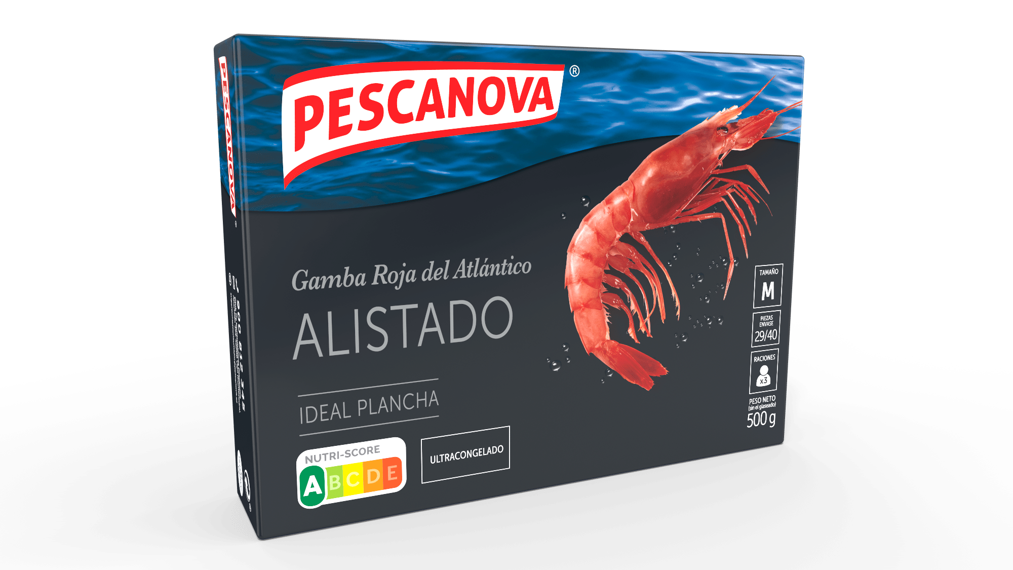 Alistado Gamba roja 500g