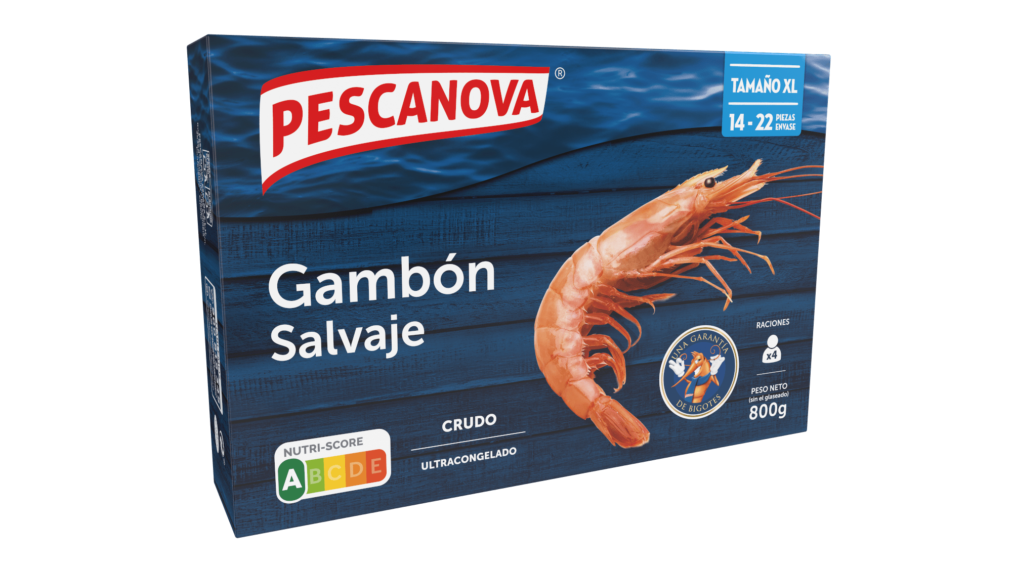 Gambón crudo 800g 14/22