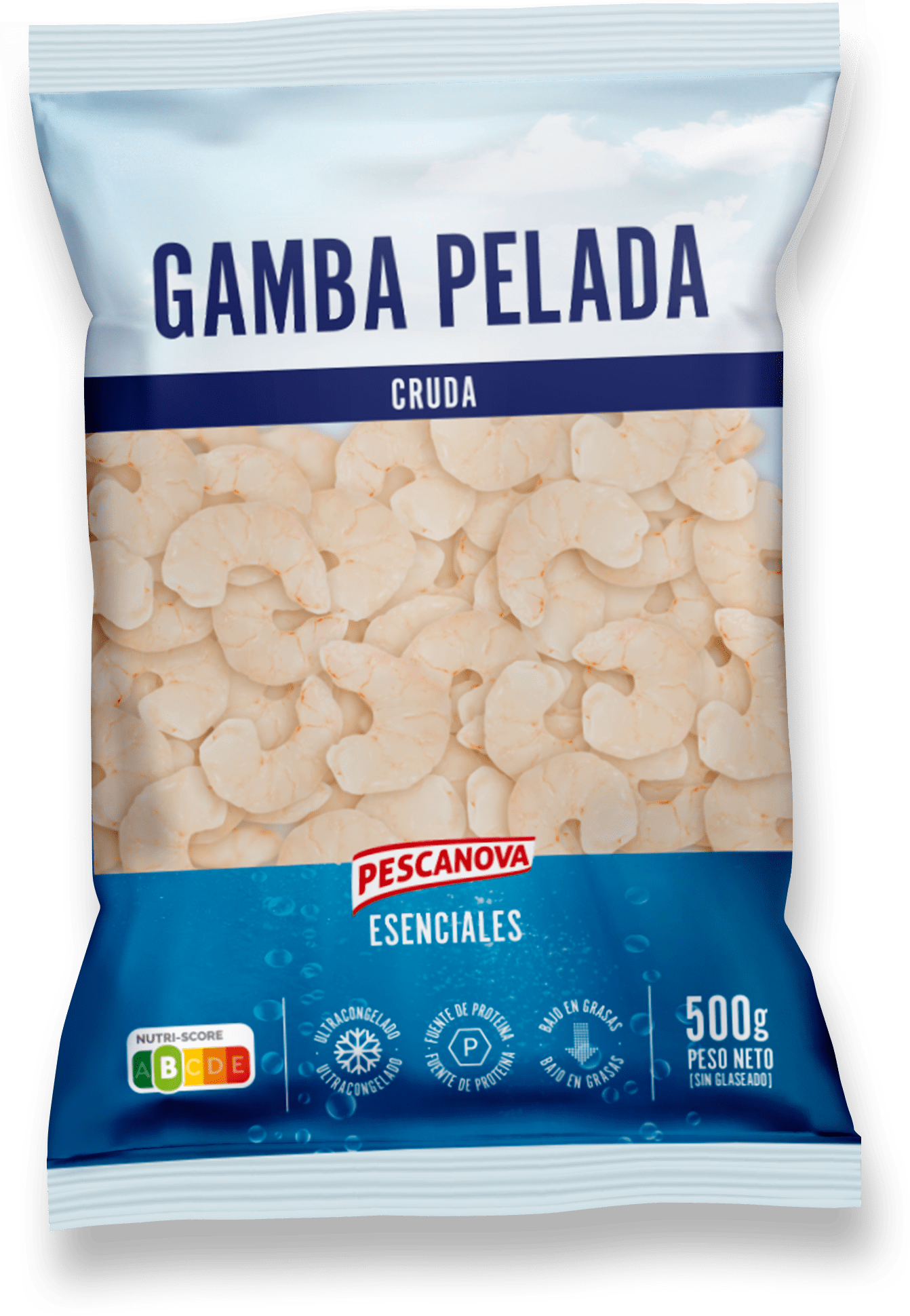 Gamba Pelada 500g – Esenciales