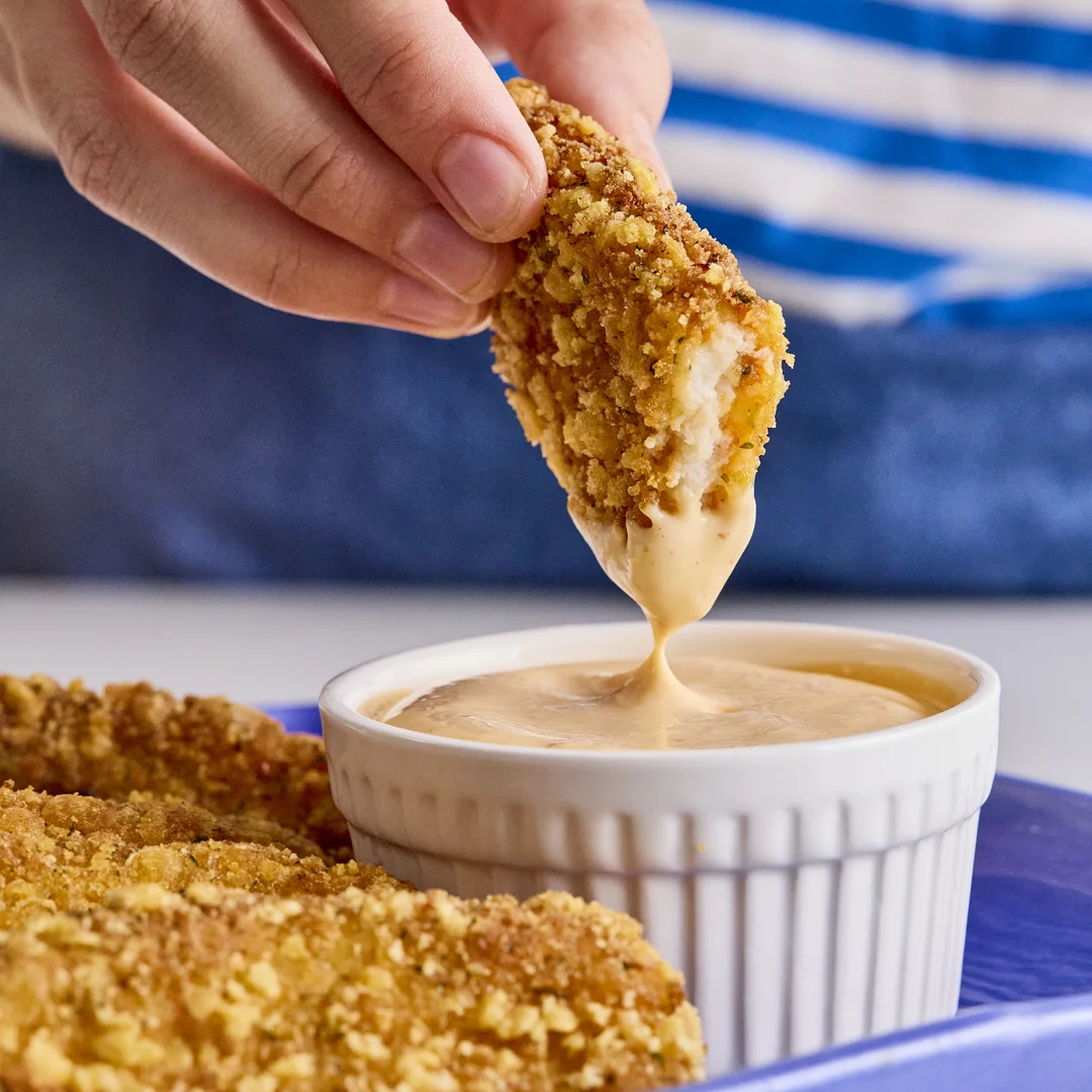 Crunchyx con mayonesa de sriracha