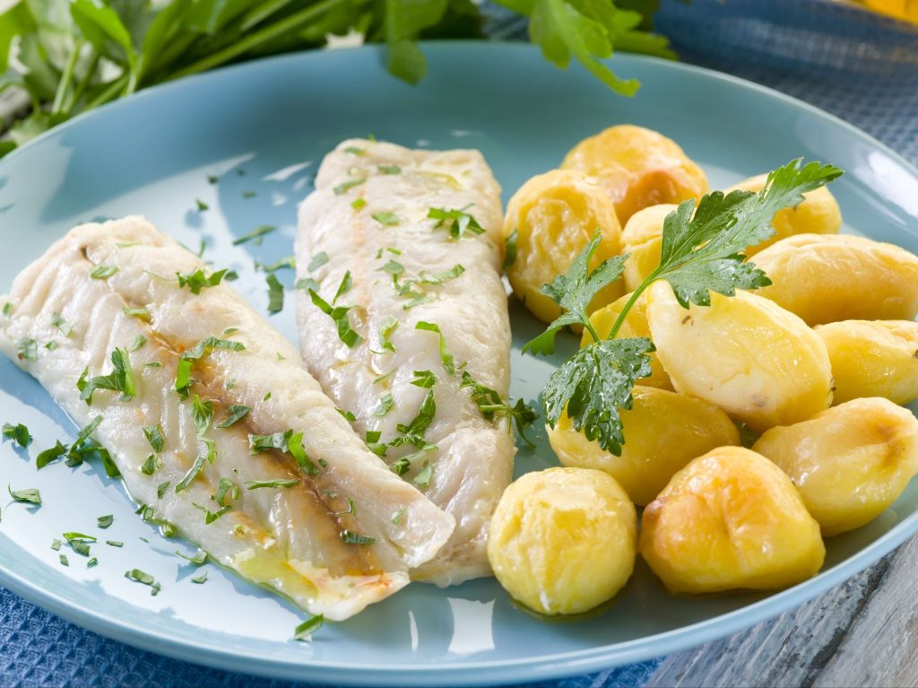 Merluza con patatas y perejil PESCANOVA