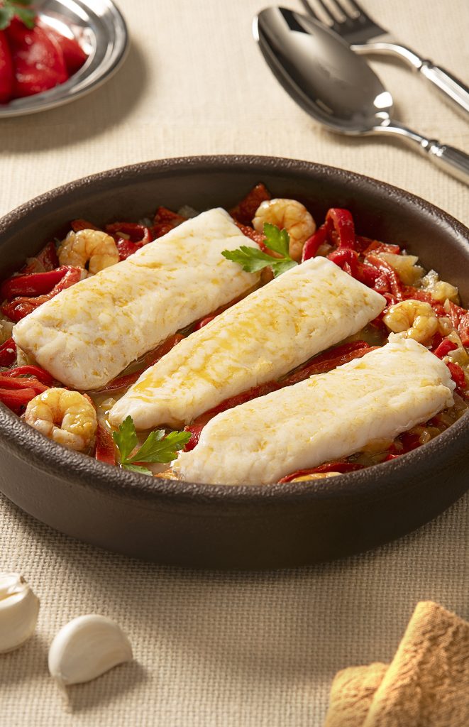 Cazuela de merluza y gambas PESCANOVA